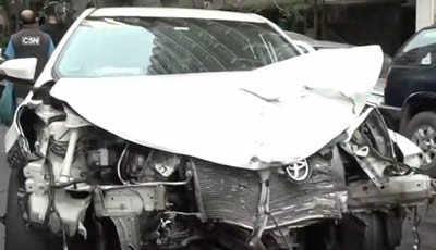 Choque en avenida Callao