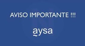 Aviso Aysa