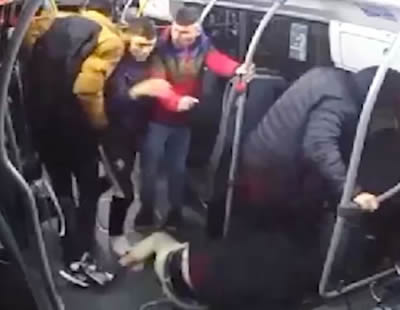 Robo en colectivo 68